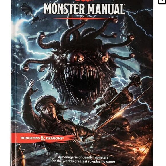 D&D 2014 Monster Manual (Dungeons & Dragons Core Rulebook) - Picture 1 of 5